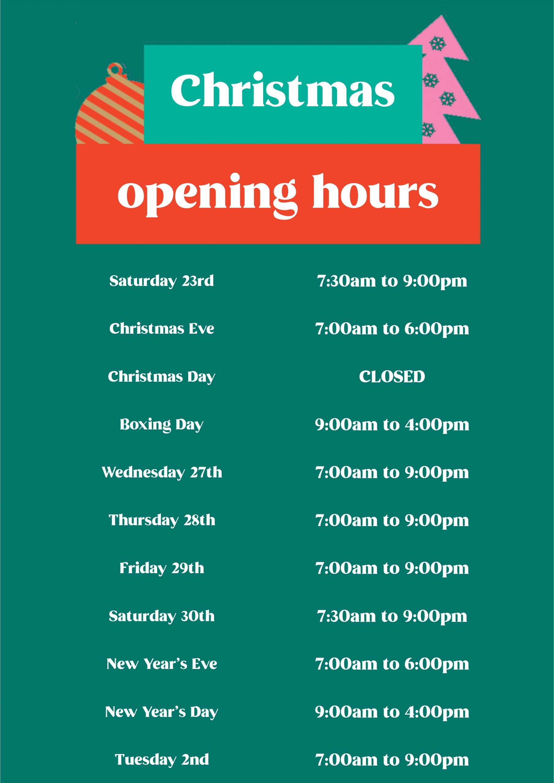 The cooperative Wood End convenience store