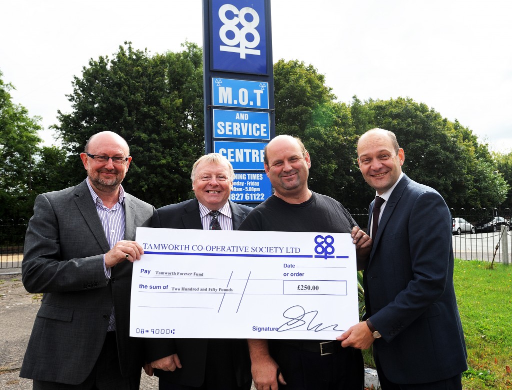 Tamworth Coop garage customers gear up to boost town Forever fund