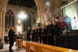 Sing4Pleasure choir performing at Tamworth Co-op Christmas Memorial Service