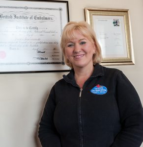 Amanda Woodward, general manager of Tamworth Co-op funeral service