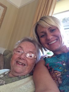 Heidi Price, Tamworth Co-op funeral home supervisor with her nan.